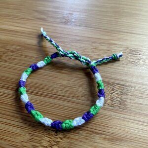 Renata Woven Bracelet anklet trendy comfortable tie embroidery thread woven gift